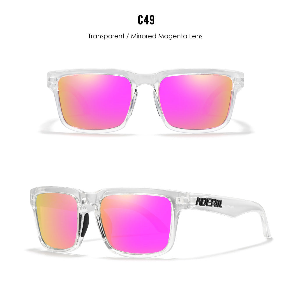 Unisex Polarized Ultra Light Driving Sunglasses Colorful Lens
