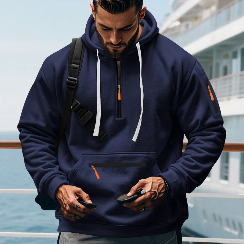 hoodie with zipper with multiple color options