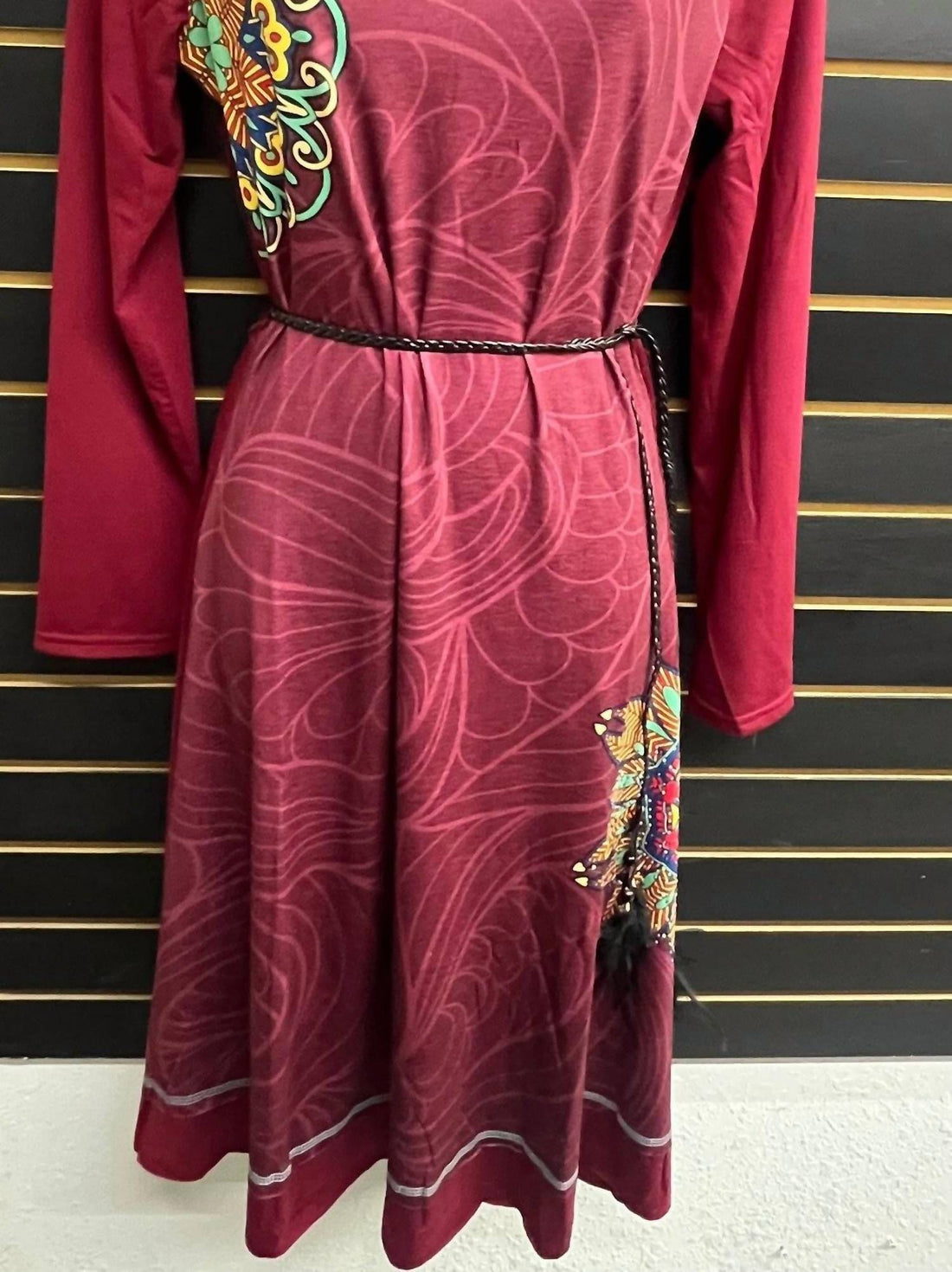 Women's Belted Beauty Jersey Dress