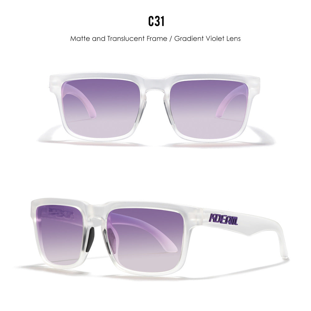 Unisex Polarized Ultra Light Driving Sunglasses Colorful Lens