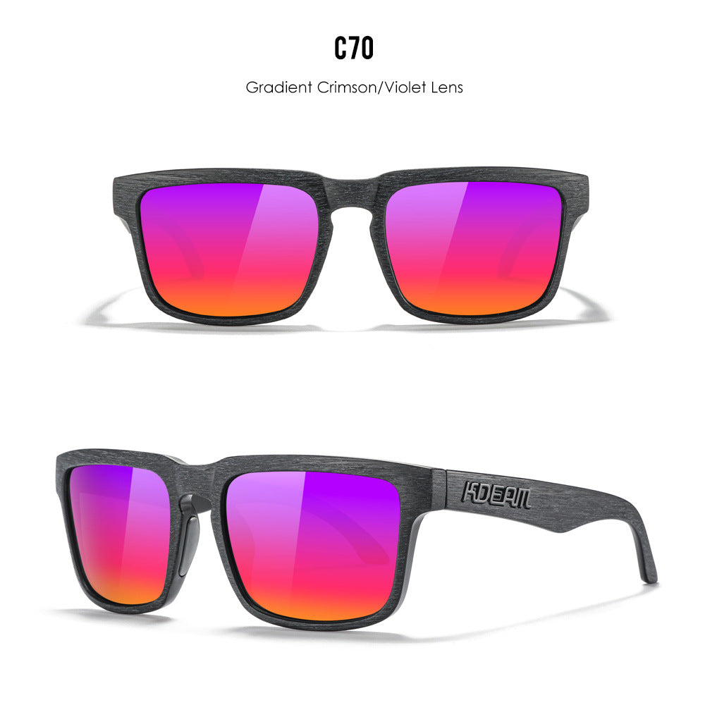 Unisex Polarized Ultra Light Driving Sunglasses Colorful Lens