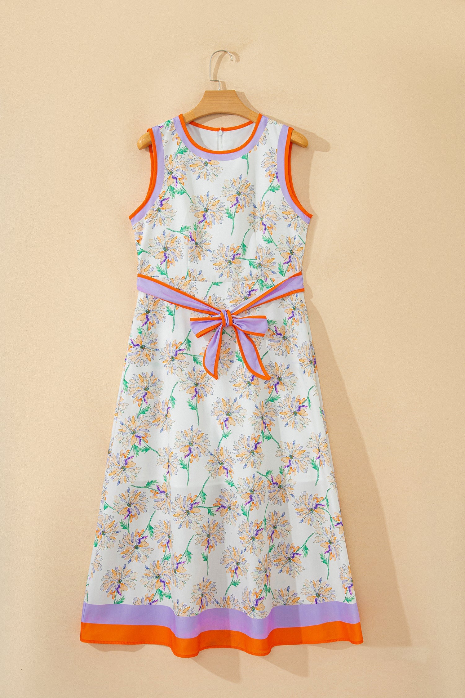 Women's Daphne Belted Sleeveless Maxi Dress