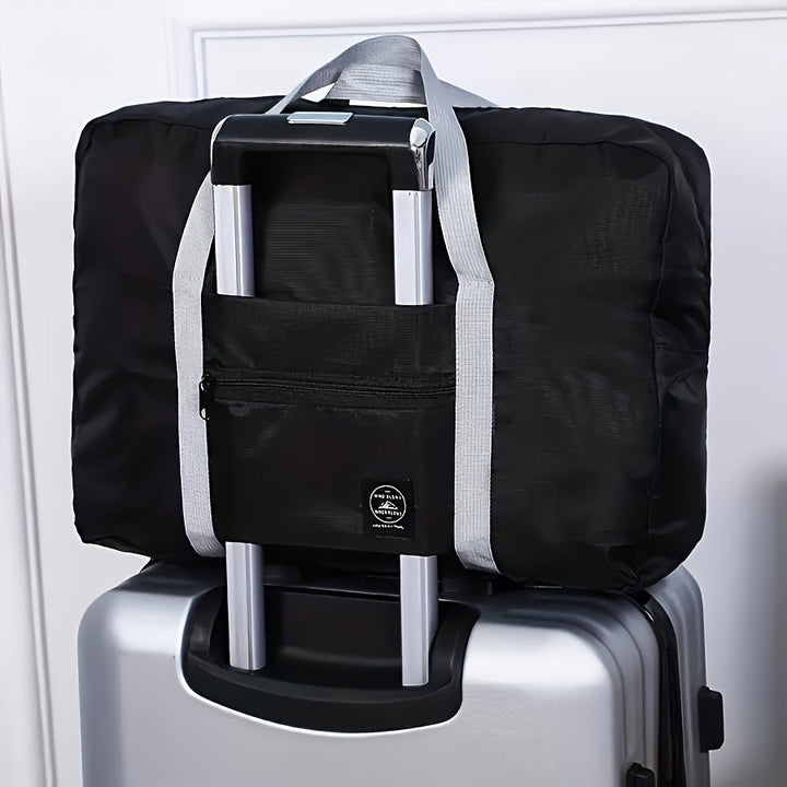 Large Foldable Travel Duffel Bag – Nylon, Gym & Weekend
