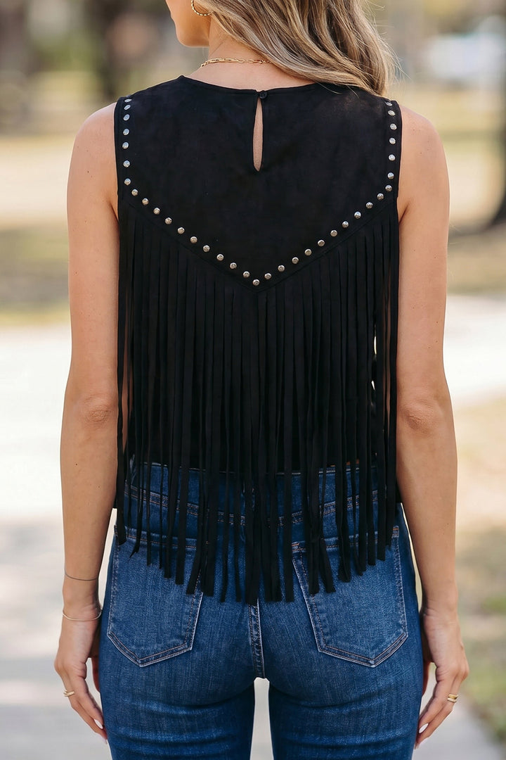 Mya Paneling Bust Sleeveless Top