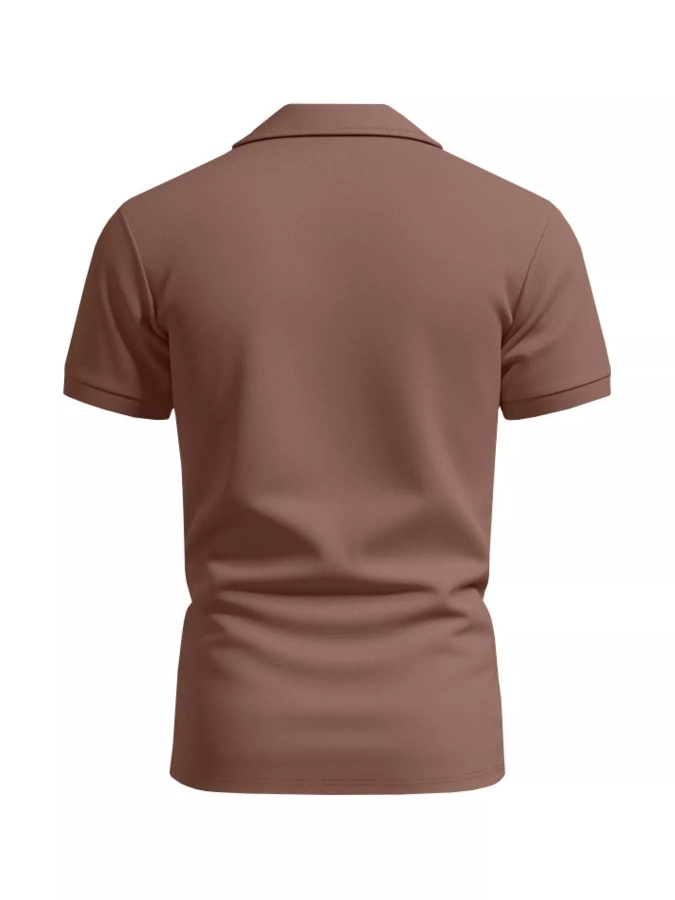 Men's Full Size Slim-Fit Short Sleeve Polo Plus Size