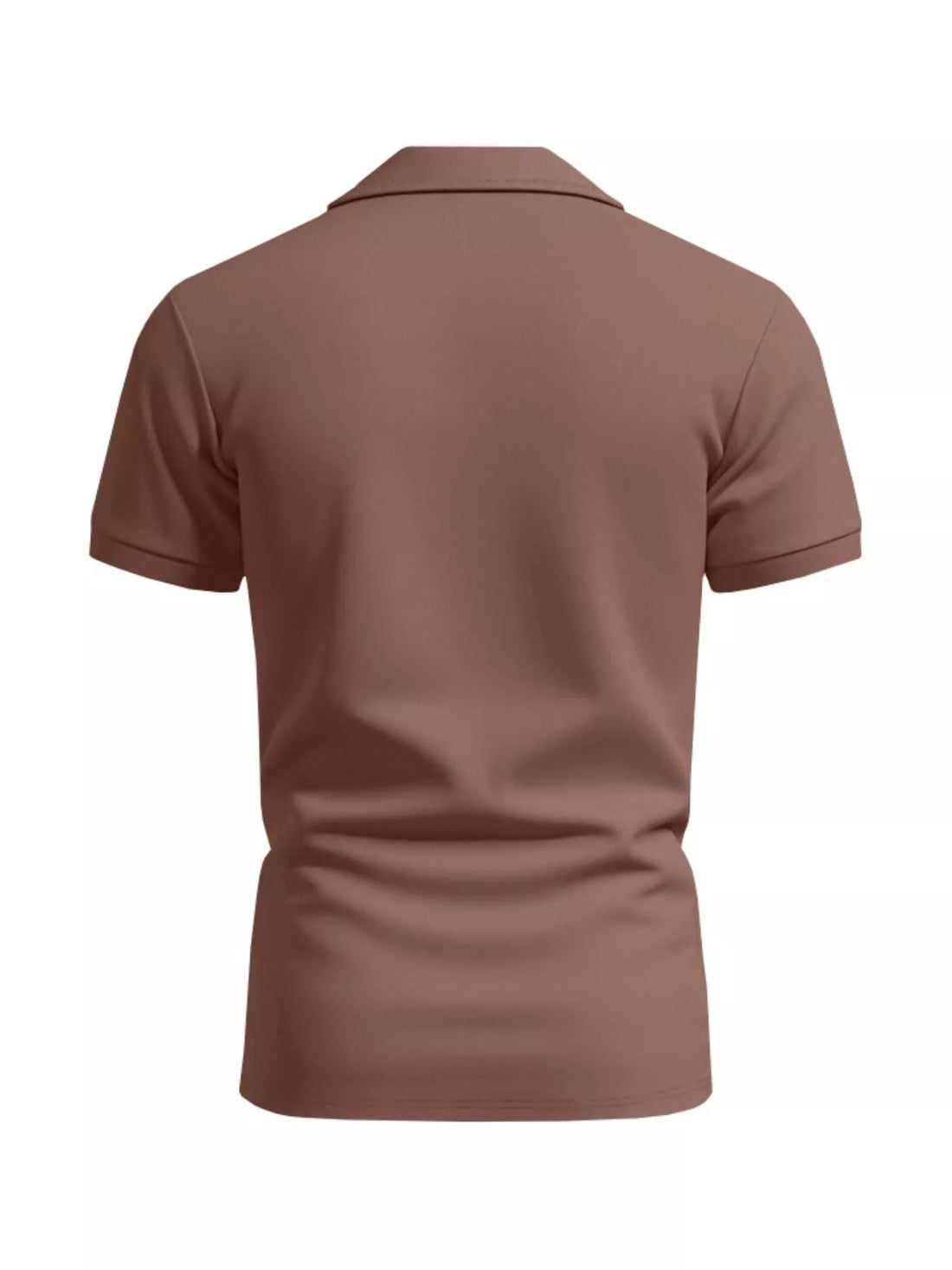 Men's Full Size Slim-Fit Short Sleeve Polo Plus Size