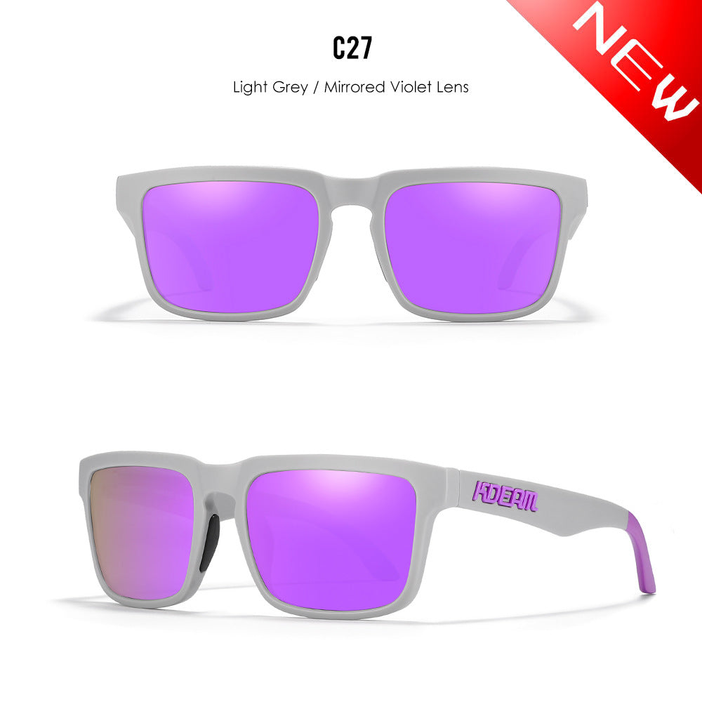 Unisex Polarized Ultra Light Driving Sunglasses Colorful Lens
