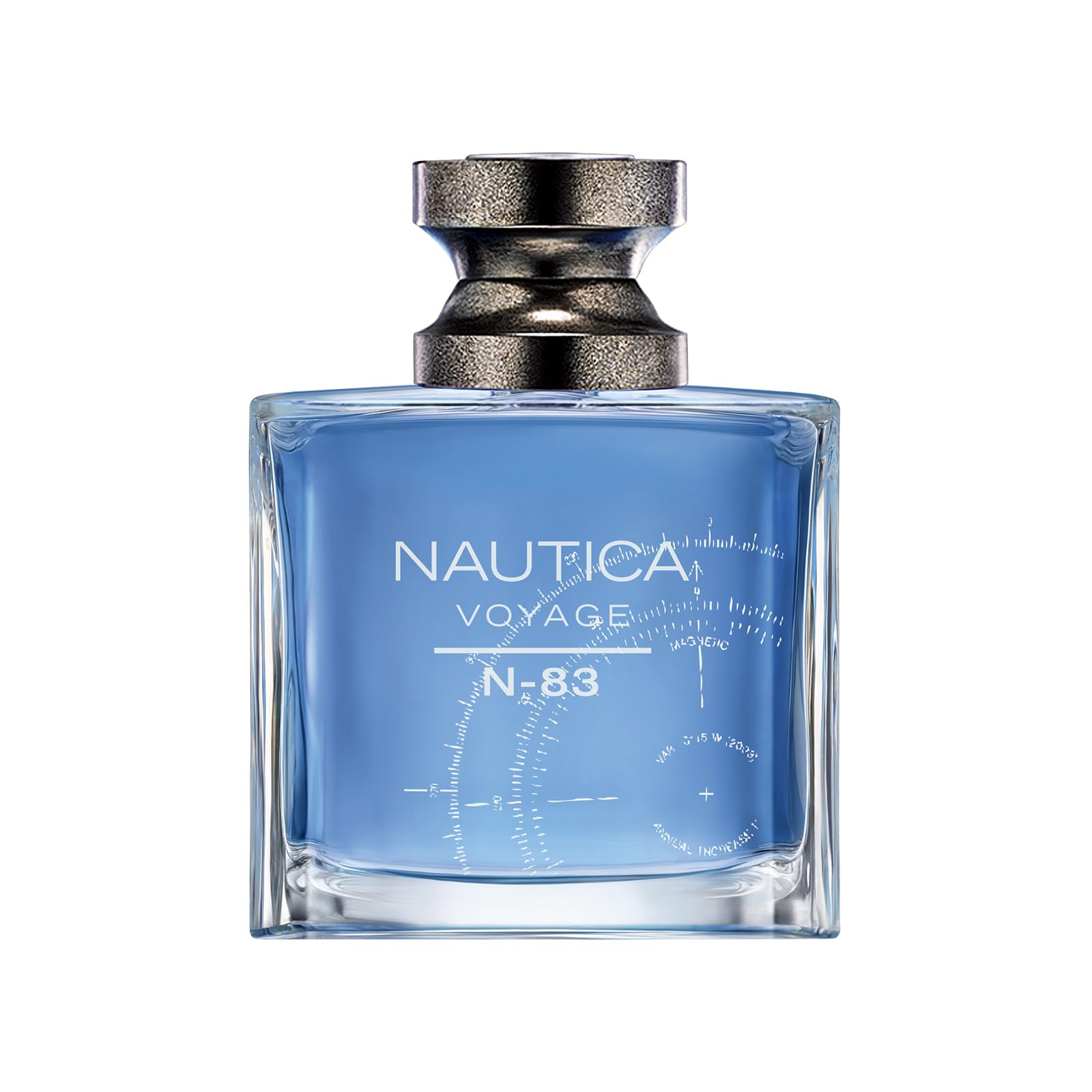 Nautica Voyage Eau De Toilette, Cologne and Fragrance For Men, Fresh, Romantic, Fruity Scent Woody, Aquatic Notes of Apple, Water Lotus, Cedarwood, and Musk Ideal Day Wear, Long Lasting 3.3Fl oz