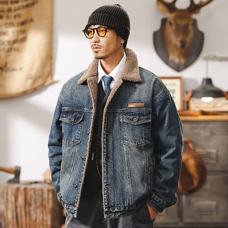 Corduroy Cotton-padded Casual Coat For Men