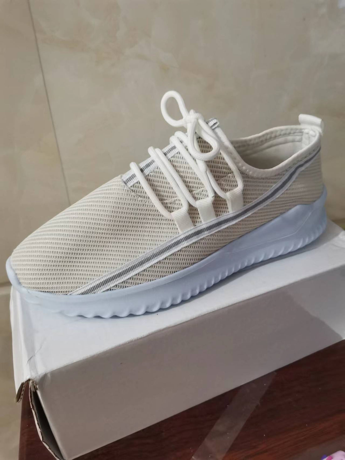 Women's Ribbon Tie Mesh Sneakers | Breathable Flat Sports Shoes