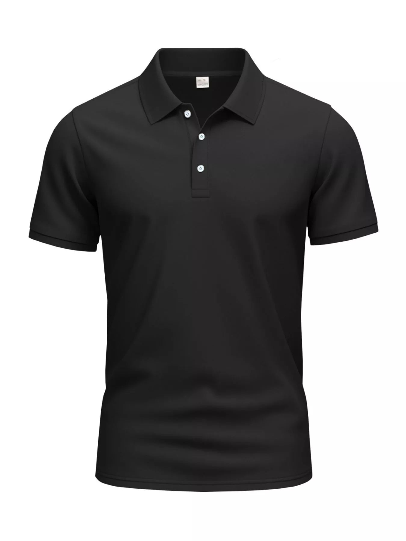 Men's Full Size Slim-Fit Short Sleeve Polo Plus Size