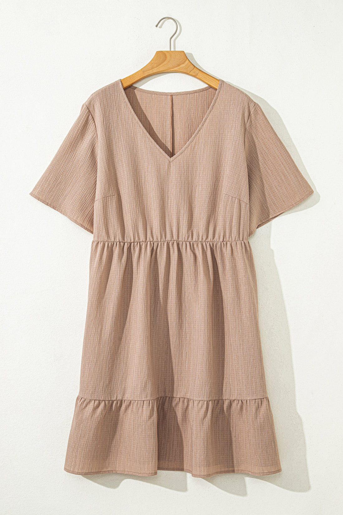 Kaylee Ruffled Short Sleeve PLUS Dress