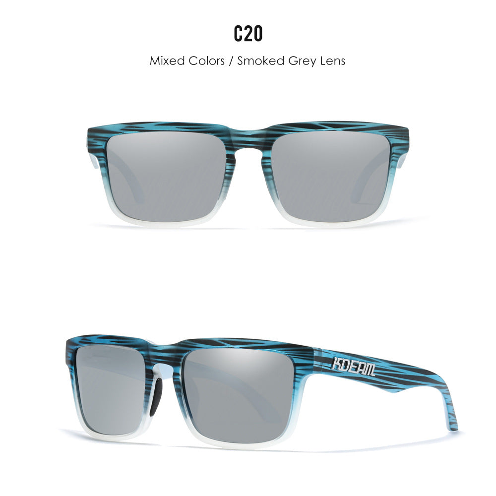 Unisex Polarized Ultra Light Driving Sunglasses Colorful Lens