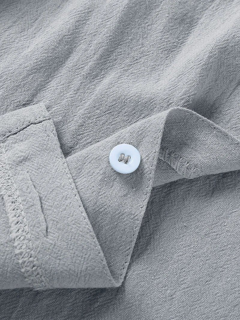 Men's Casual Beach Shirt - Short Sleeve Button Down for Effortless Summer Style