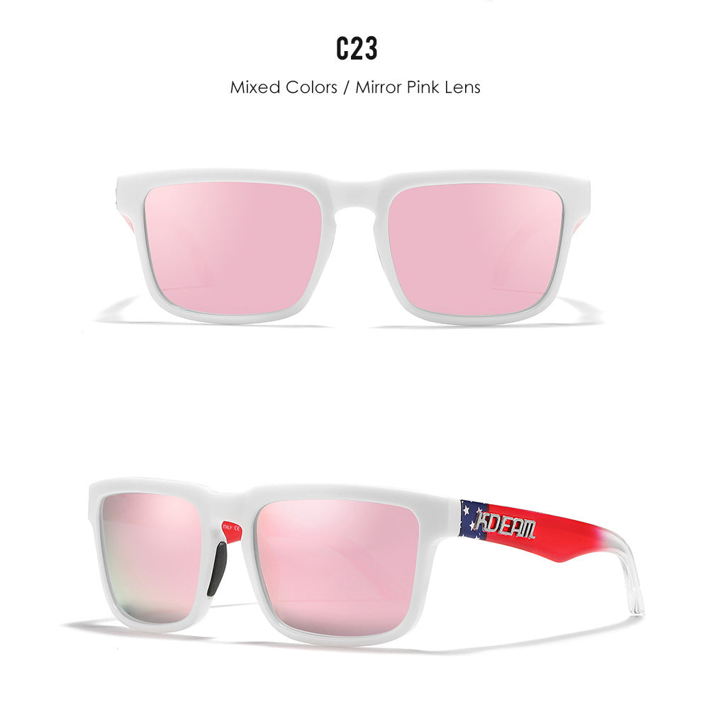 Unisex Polarized Ultra Light Driving Sunglasses Colorful Lens