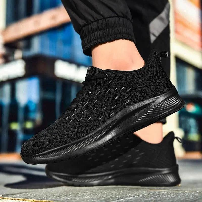 Men's Sports Flying Woven Cold Sticky Ultralight Casual Running Shoes