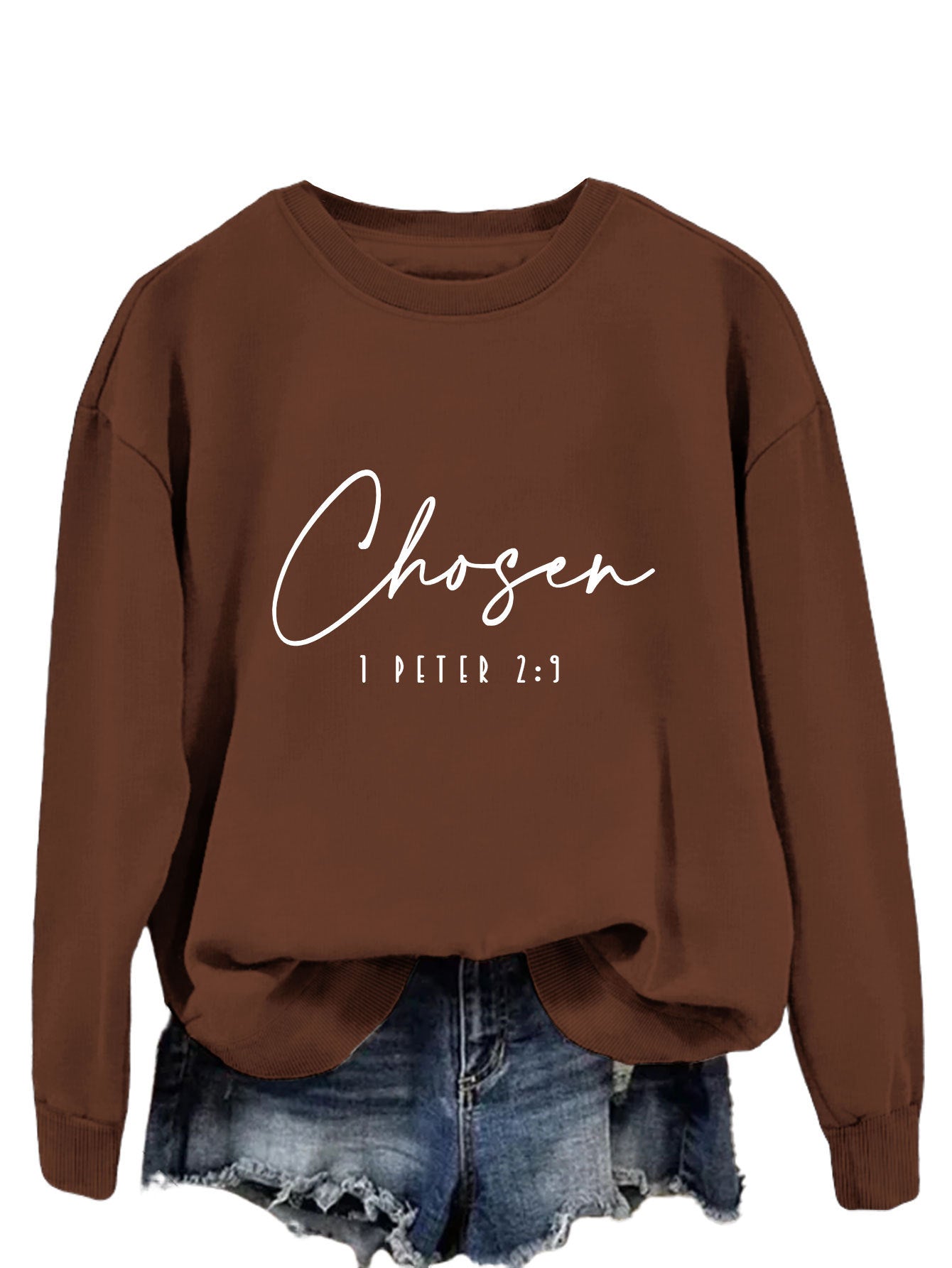 Fashion Trendy Sweater Plus Size Women's Clothing See size chart under “more details”