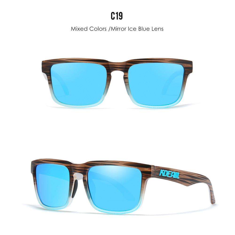 Unisex Polarized Ultra Light Driving Sunglasses Colorful Lens