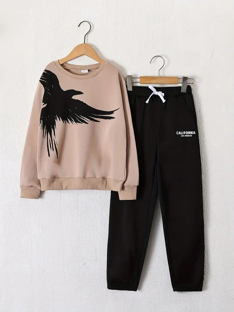 Design Sense Multicolor Hoodie Pants Two-piece Set See size chart under “more details”