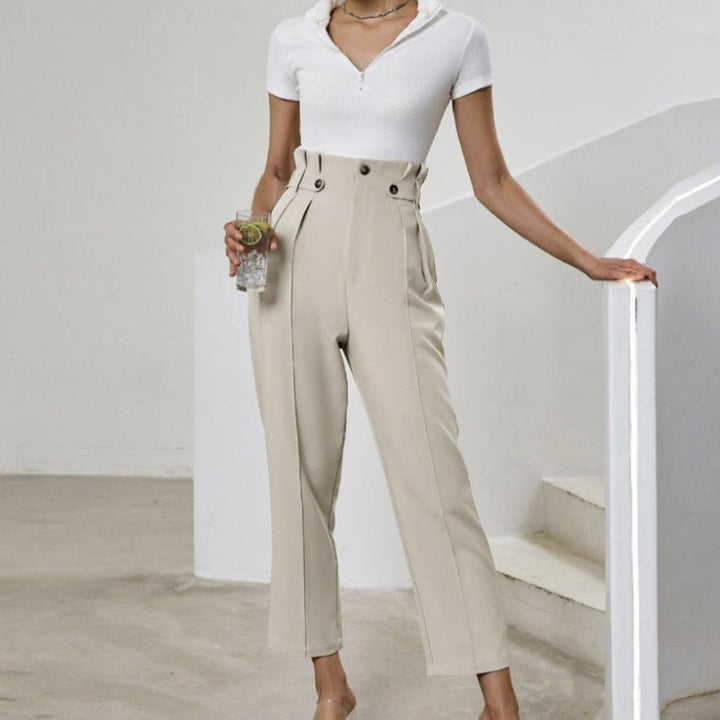 Women’s Solid Color Wide-Leg Pants