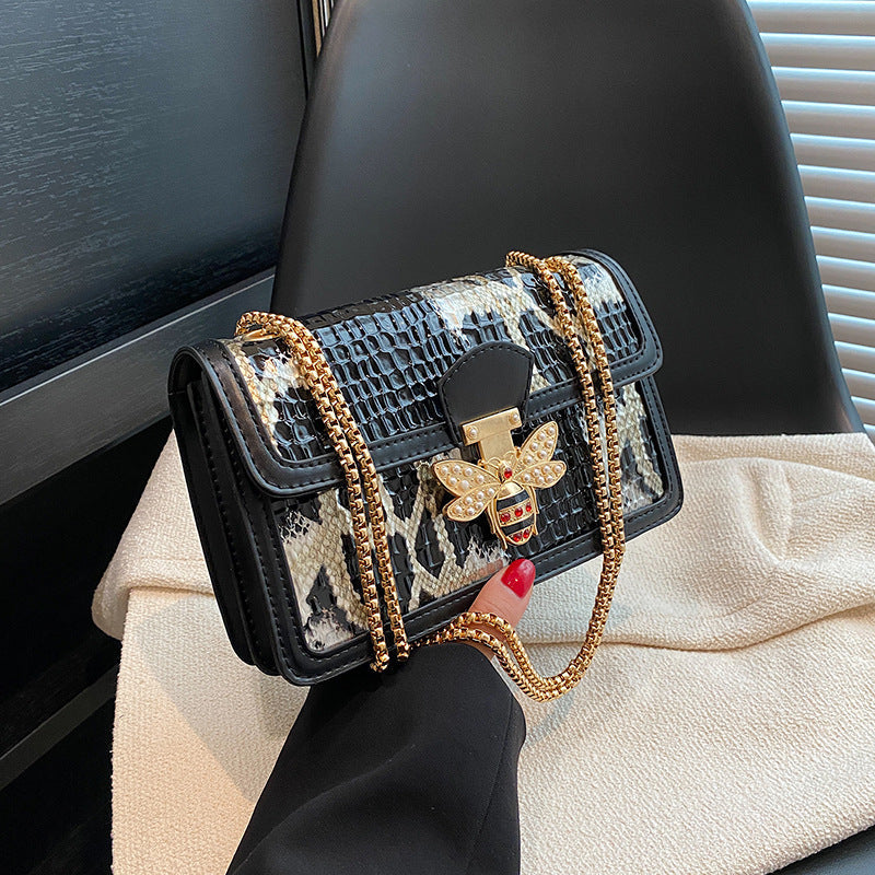 Fashion Women's Bag Chain Crossbody See size chart under “more details”