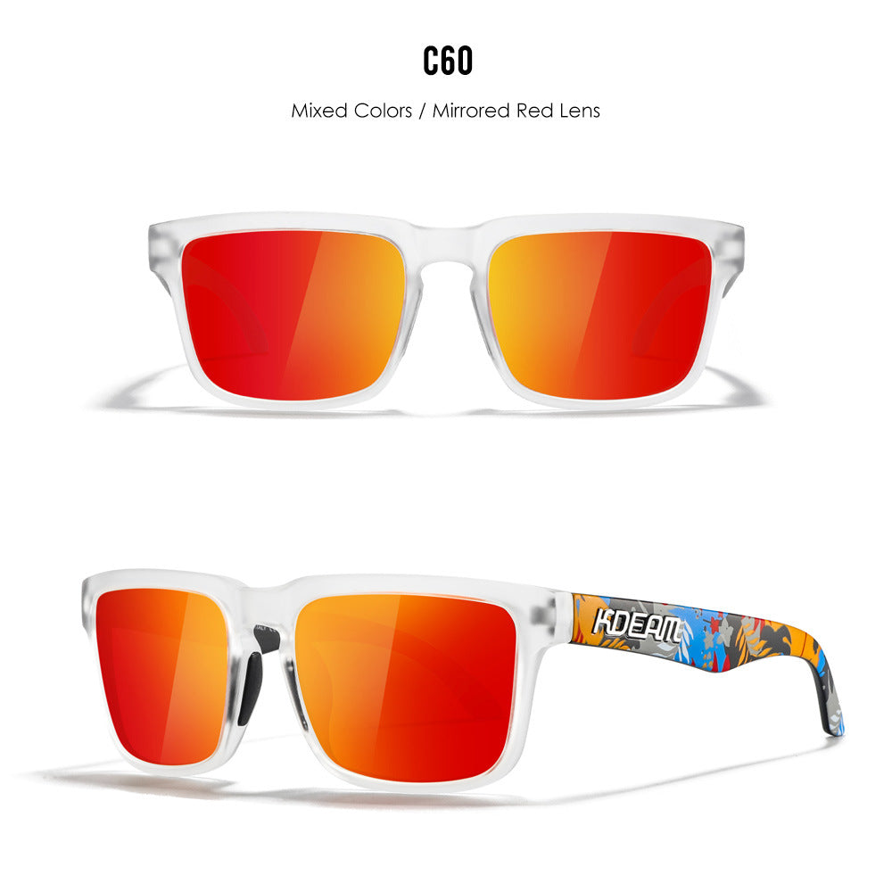 Unisex Polarized Ultra Light Driving Sunglasses Colorful Lens