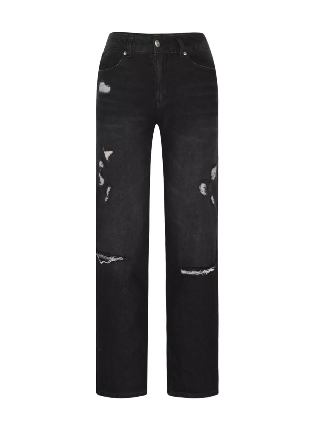 Women's Distressed Loose Fit Jeans