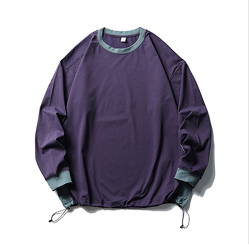 Unisex Loose Long Sleeve Quick Dry Sun Protection T-Shirt