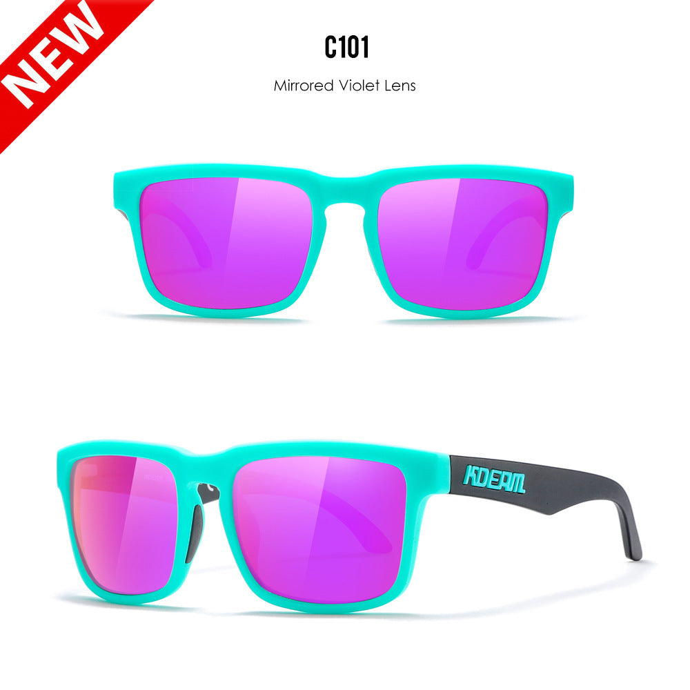 Unisex Polarized Ultra Light Driving Sunglasses Colorful Lens