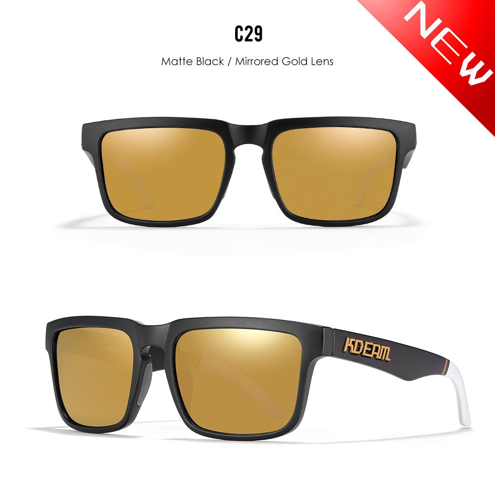 Unisex Polarized Ultra Light Driving Sunglasses Colorful Lens
