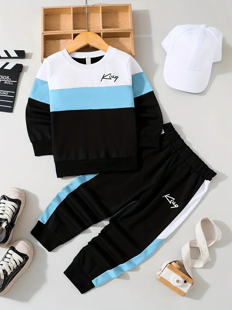 Design Sense Multicolor Hoodie Pants Two-piece Set See size chart under “more details”