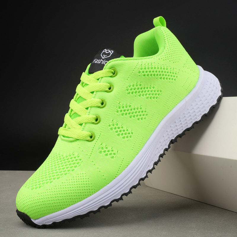 Women's Plus Size Spring And Autumn Sneakers Women's Fly-kit Mesh Women's Shoes
