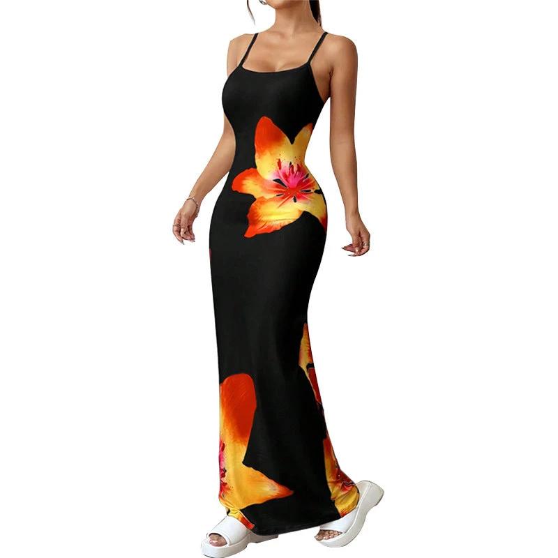 Sling  floral print Dress
