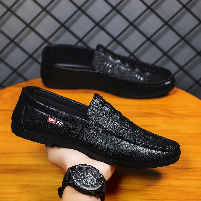 Men's Slip-on Casual Pattern Shoes