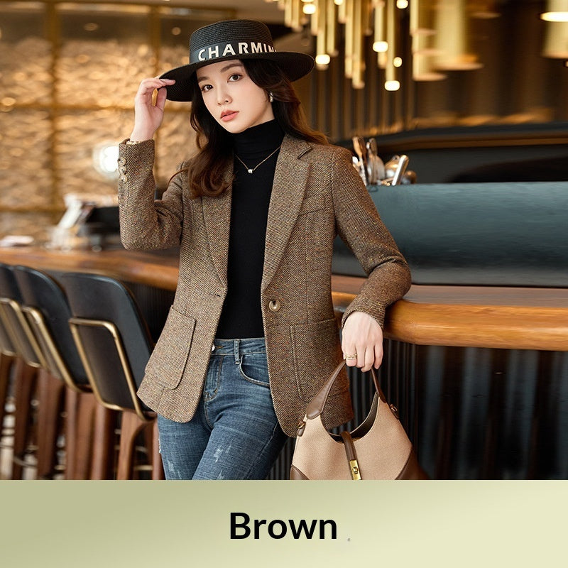 Springautumn New-season Sophisticated Wool Coat