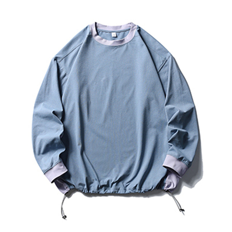 Unisex Loose Long Sleeve Quick Dry Sun Protection T-Shirt