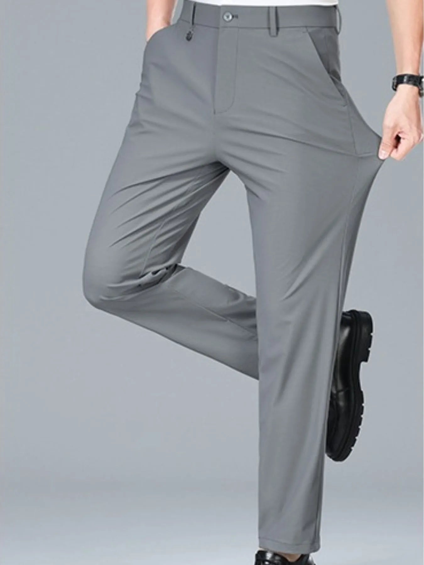 Men's Pocketed Casual Pants