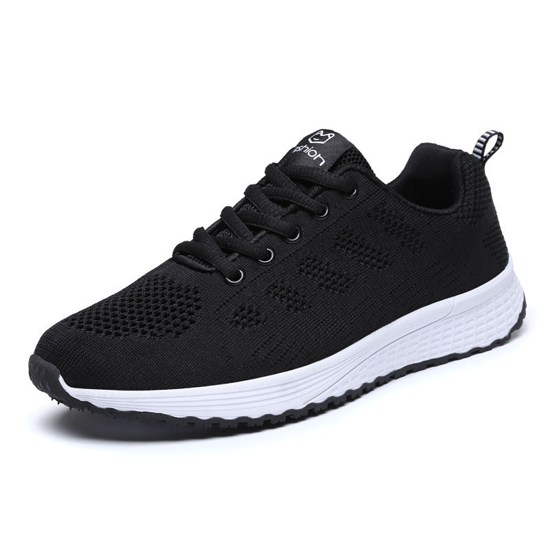 Women's Plus Size Spring And Autumn Sneakers Women's Fly-kit Mesh Women's Shoes