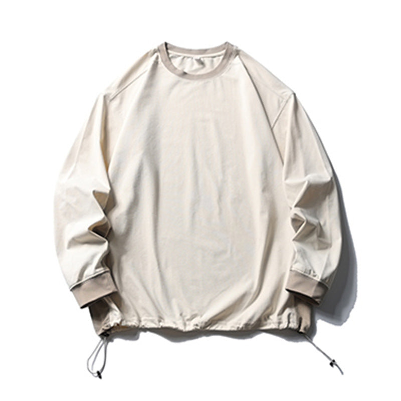 Unisex Loose Long Sleeve Quick Dry Sun Protection T-Shirt