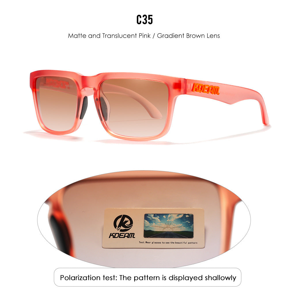 Unisex Polarized Ultra Light Driving Sunglasses Colorful Lens