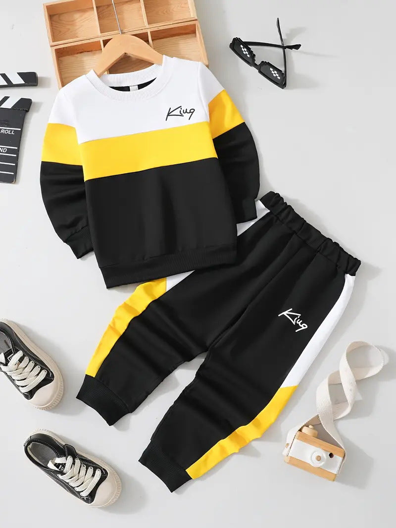 Design Sense Multicolor Hoodie Pants Two-piece Set See size chart under “more details”