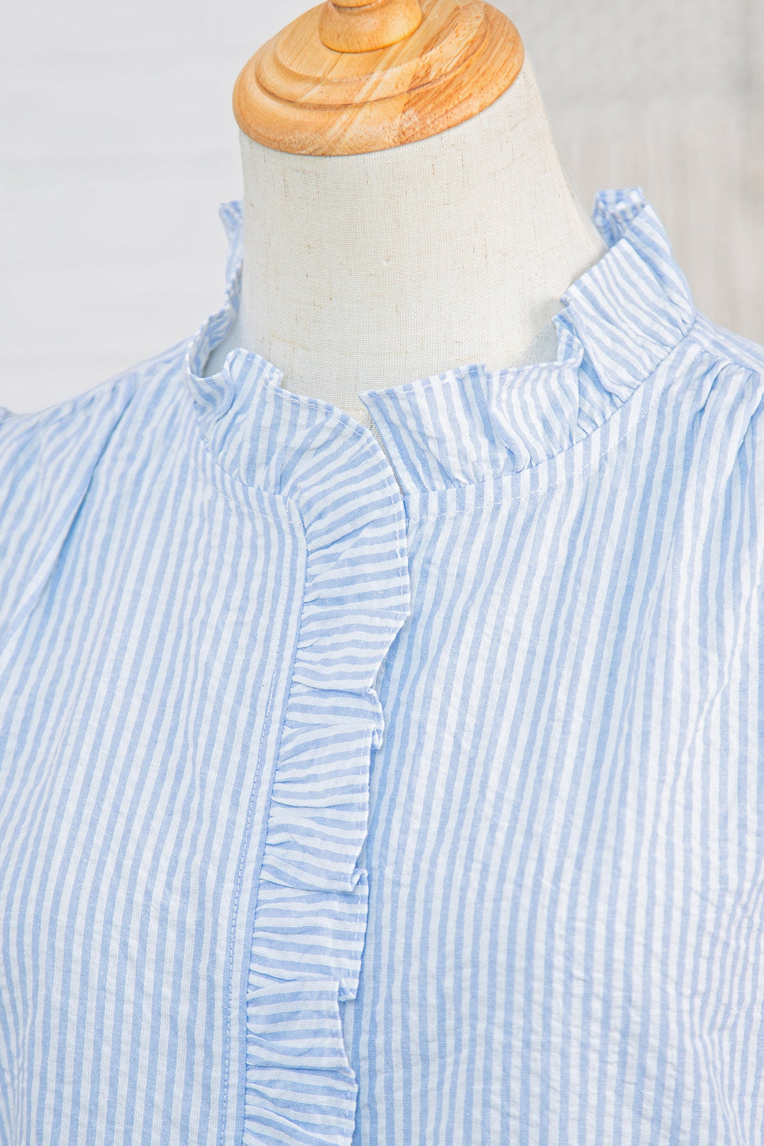 Ruthie Sleeve Ruffle Trim Shirt