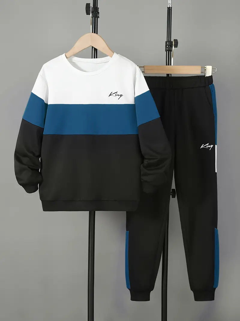 Design Sense Multicolor Hoodie Pants Two-piece Set See size chart under “more details”