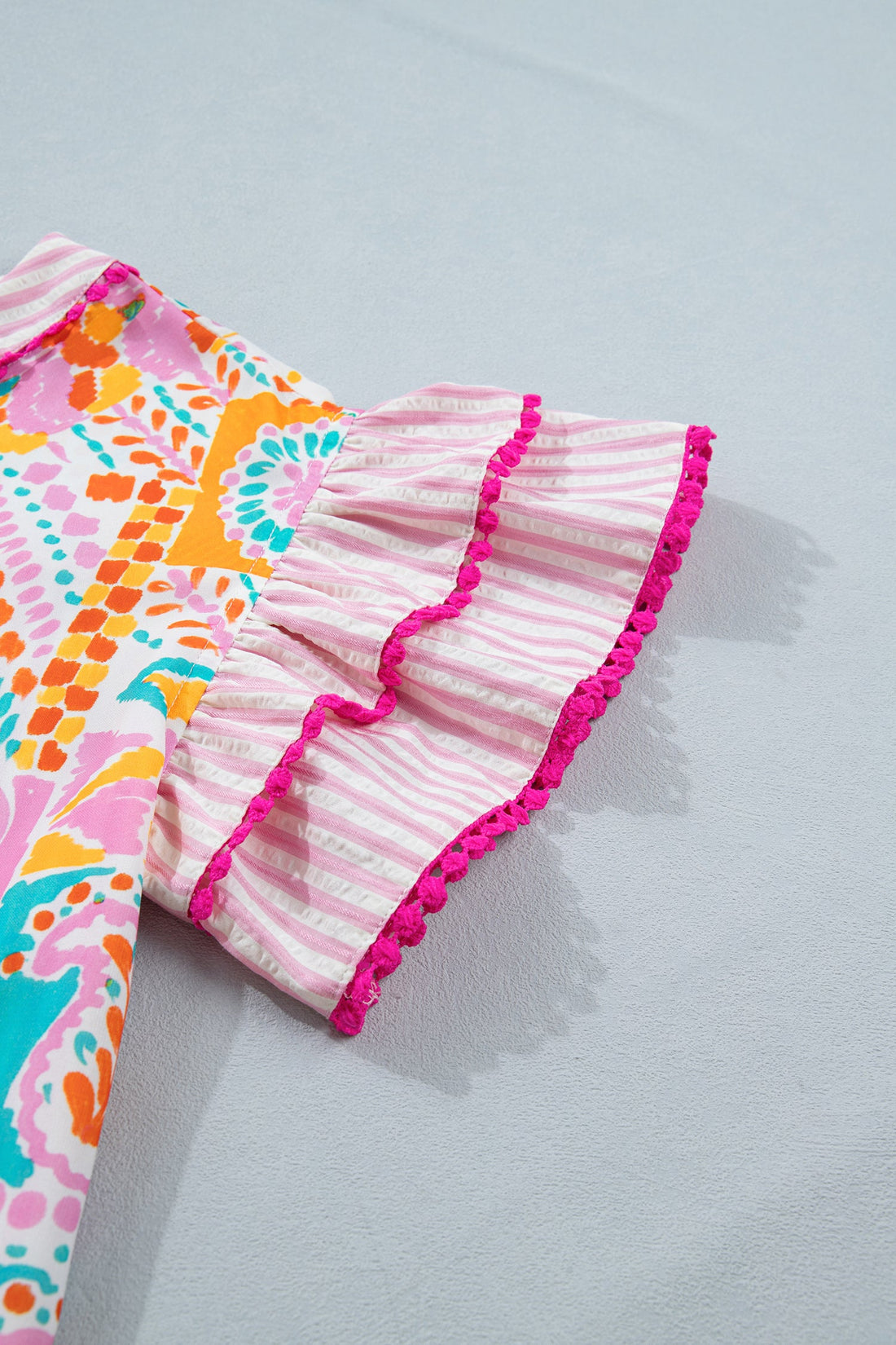 Giovanna Tiered Short Sleeve Blouse