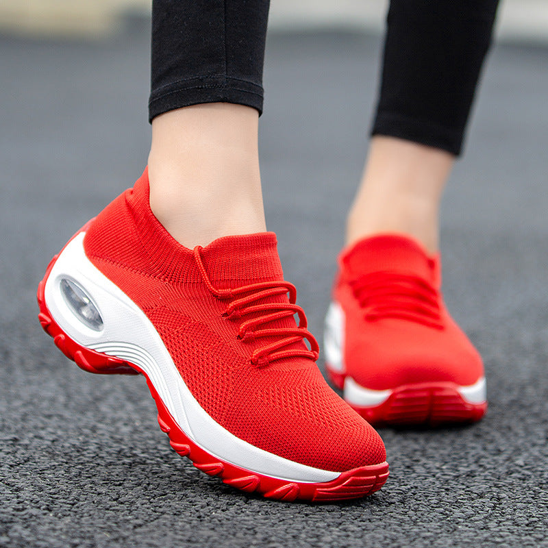 Women's Flying Knit Platform Sneakers
