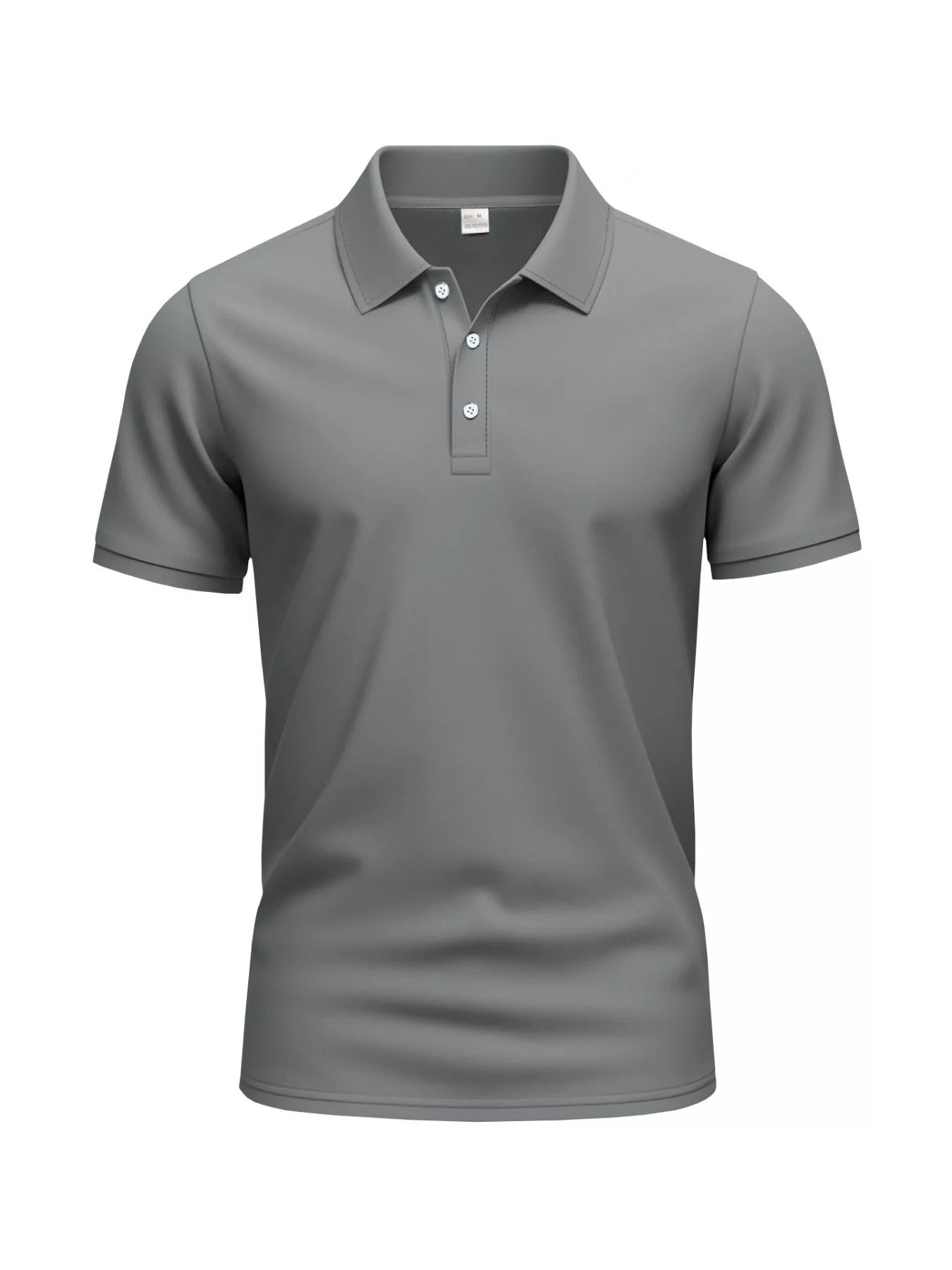 Men's Full Size Slim-Fit Short Sleeve Polo Plus Size
