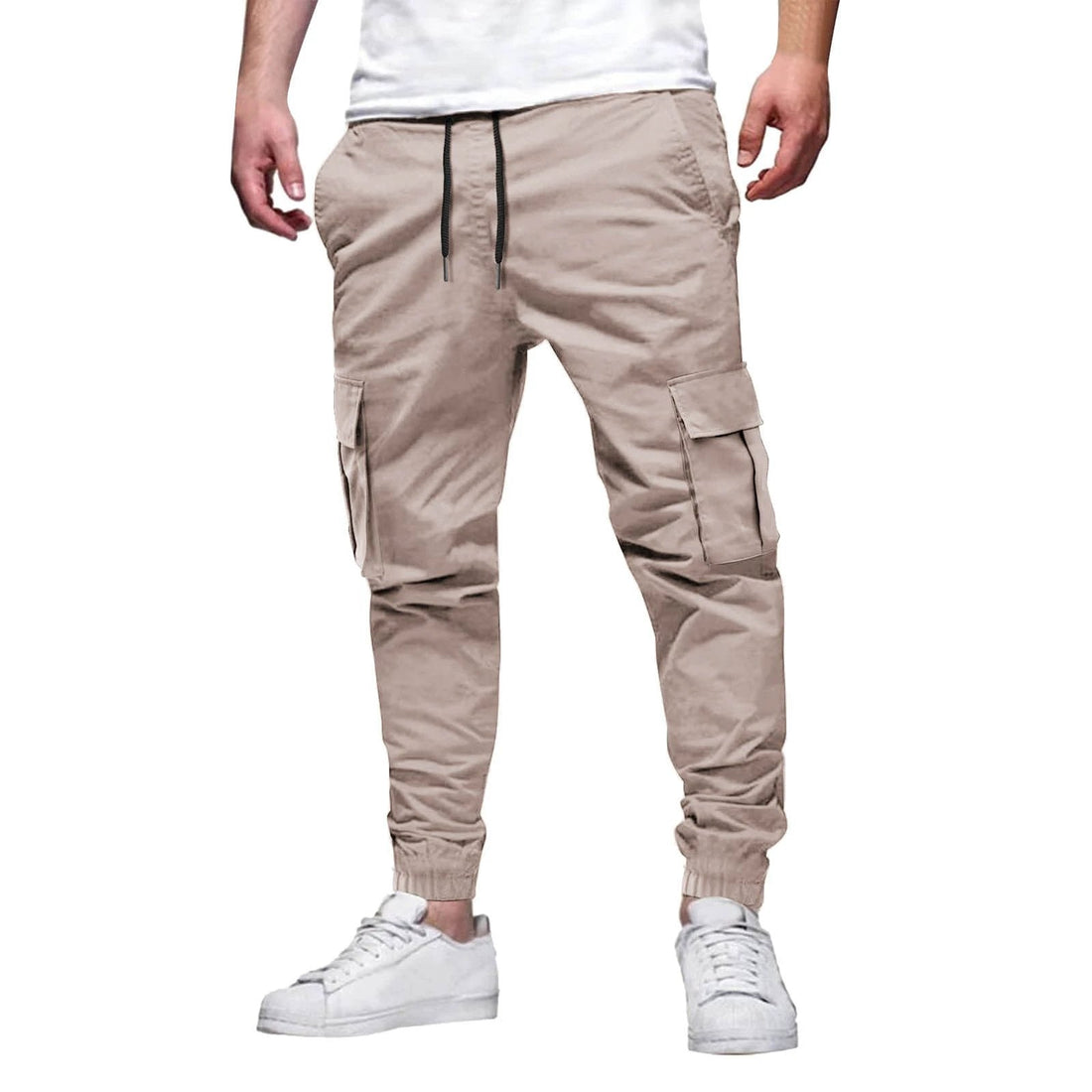 Men's Multi-pocket Drawstring Leisure Pants