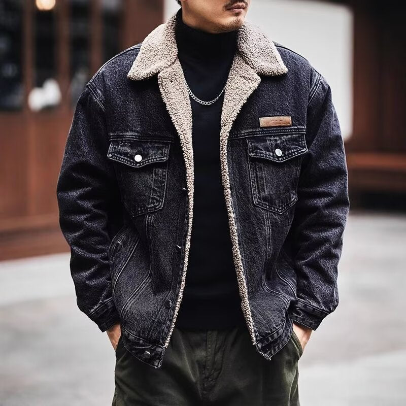 Corduroy Cotton-padded Casual Coat For Men