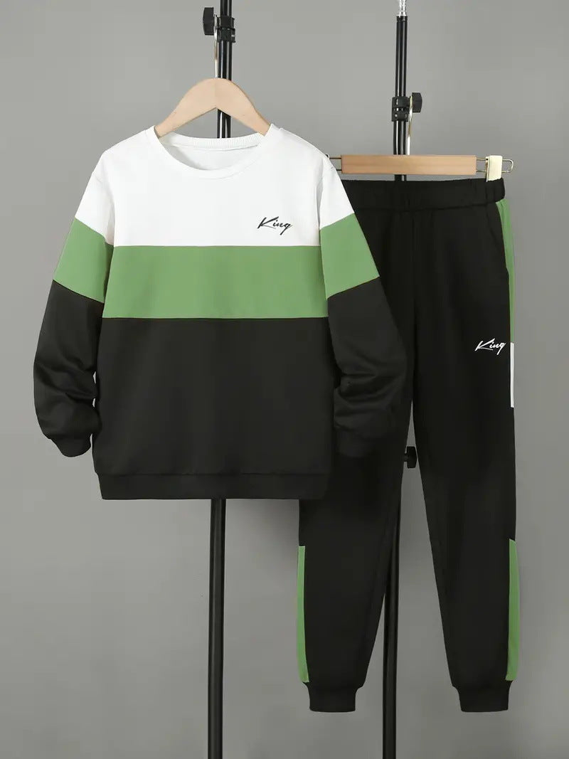 Design Sense Multicolor Hoodie Pants Two-piece Set See size chart under “more details”