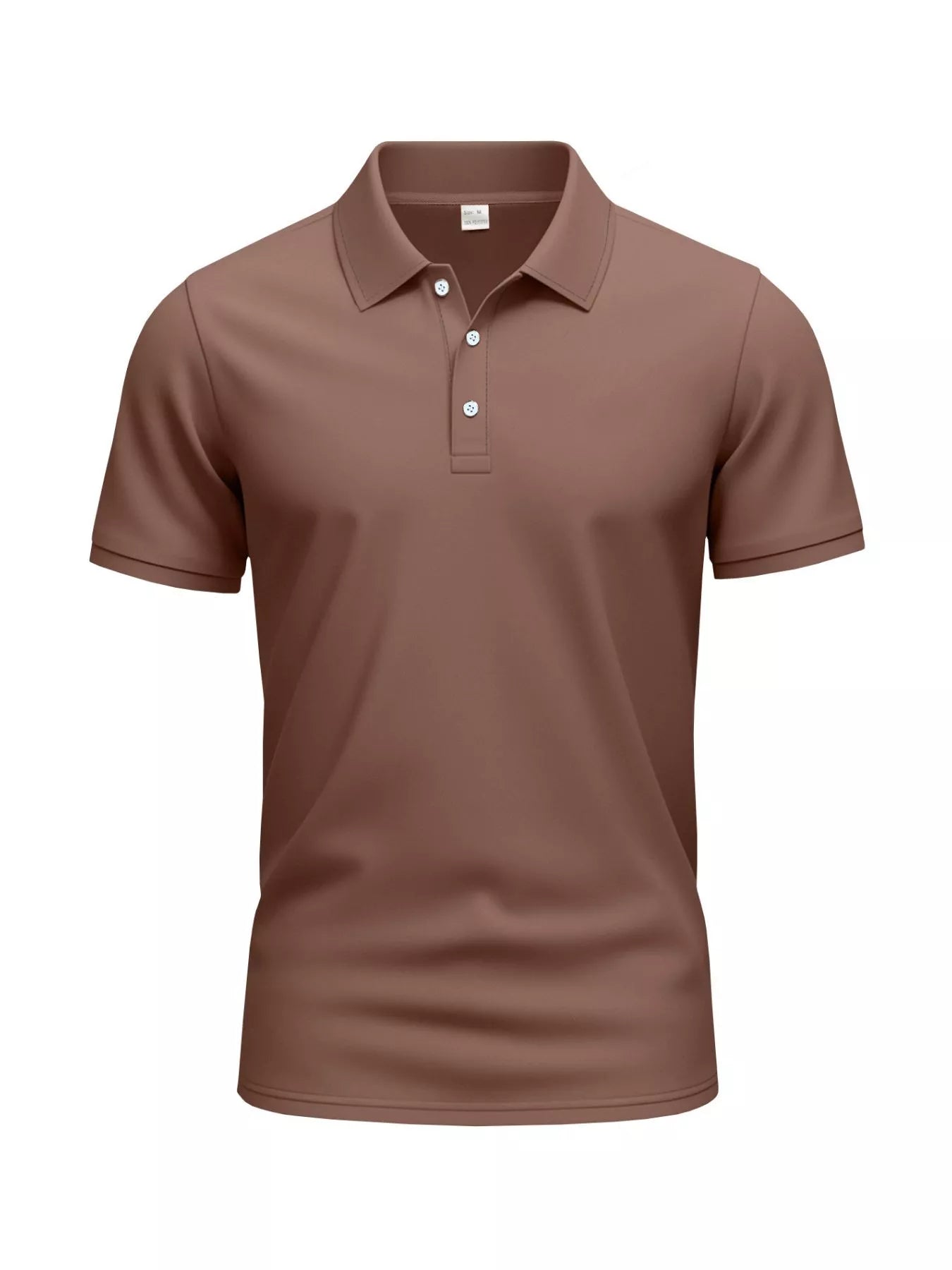Men's Full Size Slim-Fit Short Sleeve Polo Plus Size